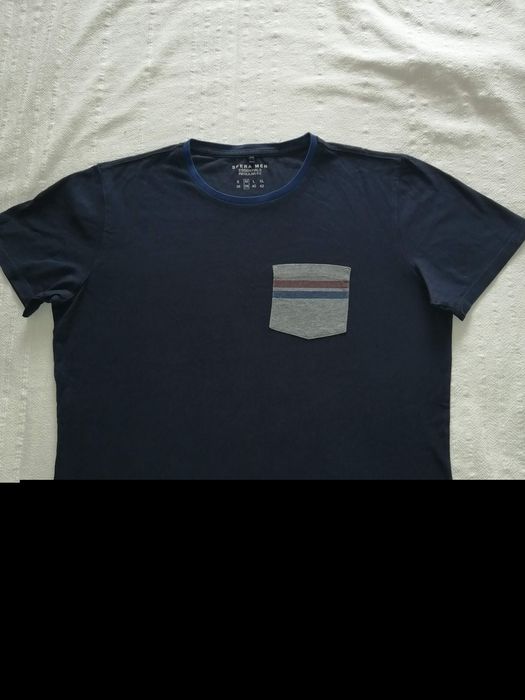 T-shirt azul escuro Sfera