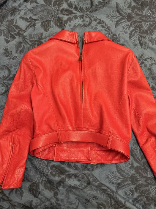 Кожаная куртка Prada