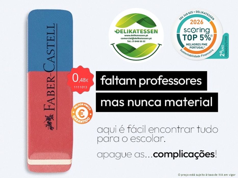 Descartáveis alimentares em Delikatessen.pt desde 1998. Com entrega gratuita dia seguinte Papelaria, informática, higiene e limpeza