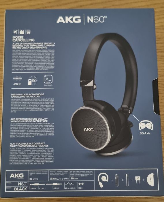 [Vendo] Auscultadores AKG N60 Noise Cancelling