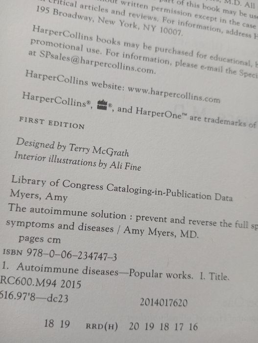 The Autoimmune Solution - Dr. Myers