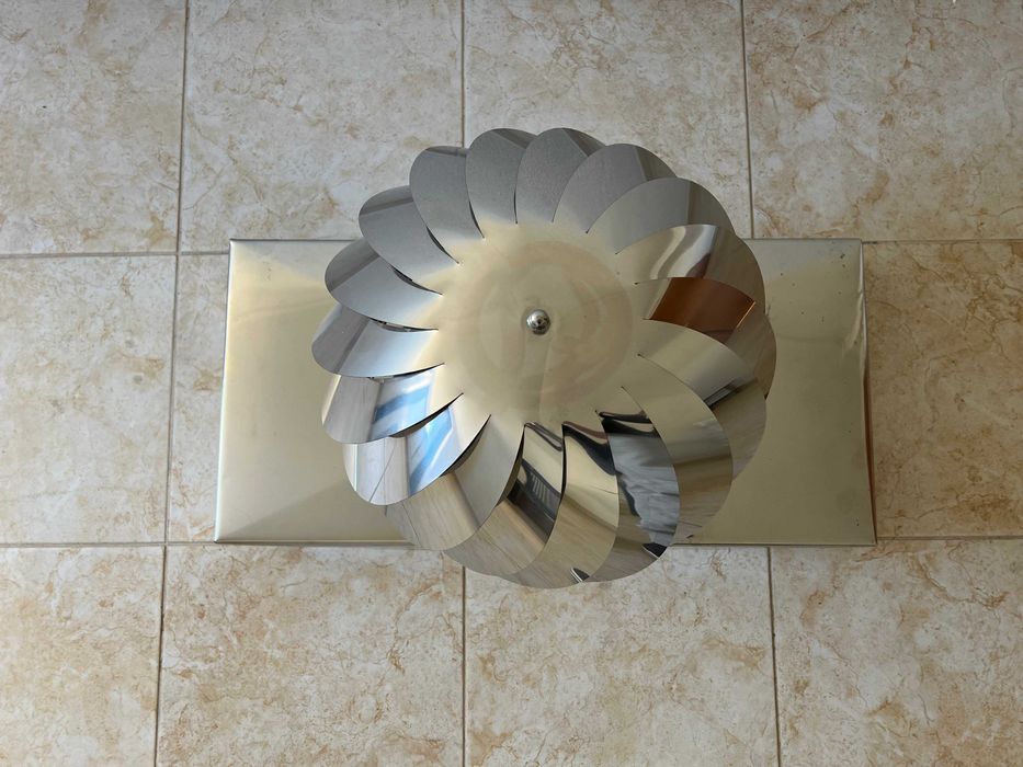 Girândola D250 com base retangular inox Nova