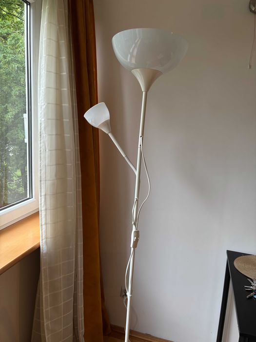 IKEA Lampa NOT podłogowa stojąca biała unikat  cena okazyjna