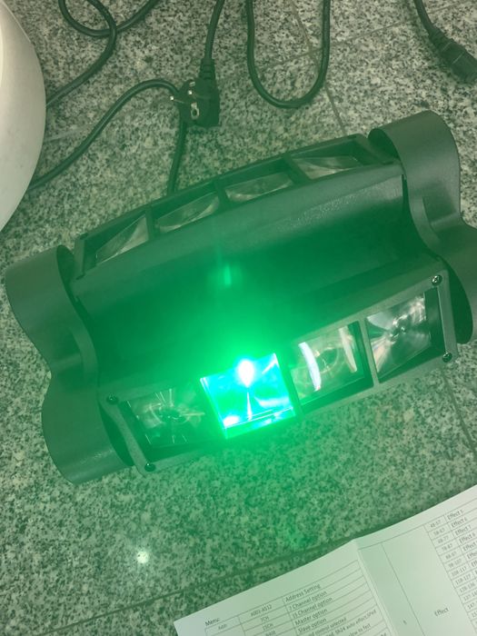 Moving led spider novos