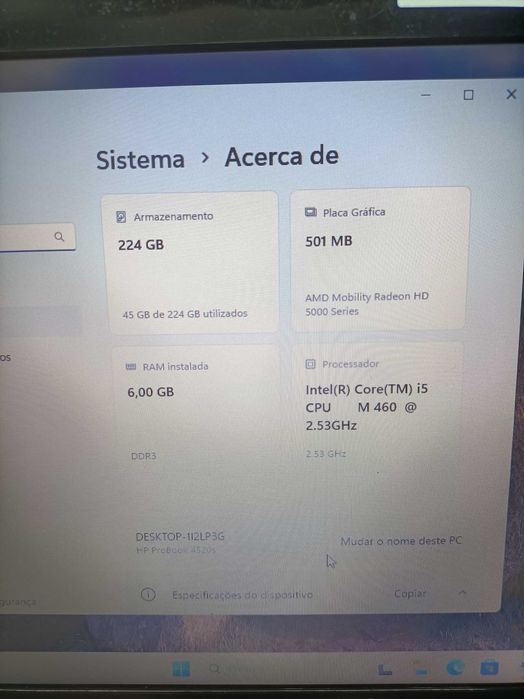 HP ProBook 4520s core i5 SSD 240gb