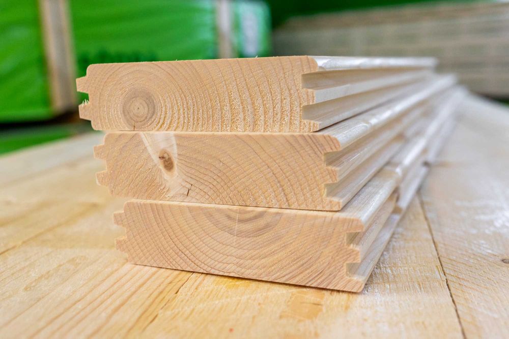 Balik ścienny, deska, podwójny piórowpust, C24