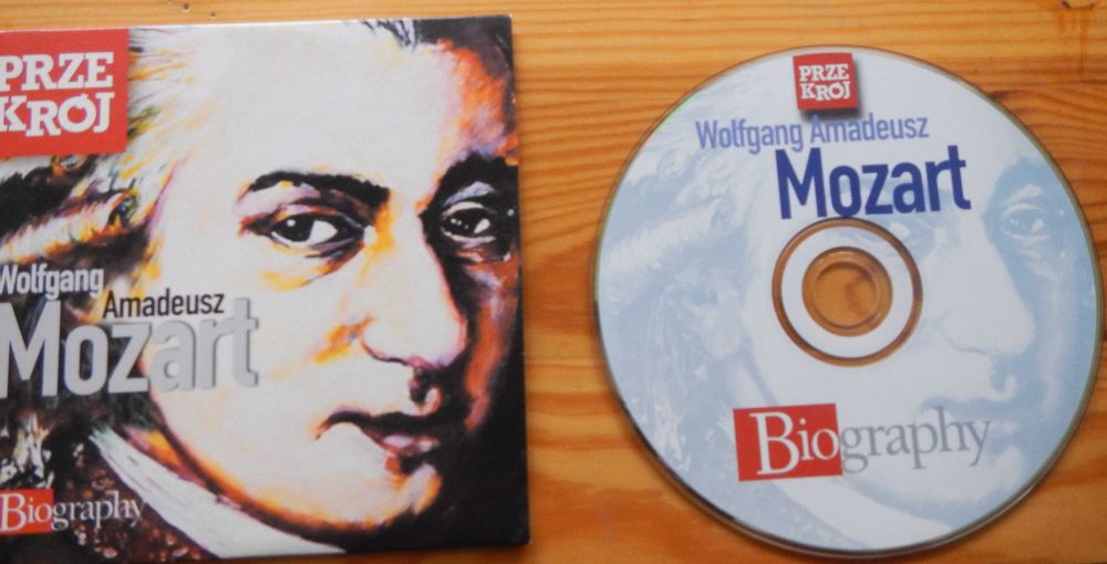 Wolfgang Amadeusz Mozart płyta DVD. Przekrój