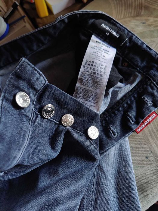 Джинсы лето Dsquared2 jeans Italy W32 stretch grey.