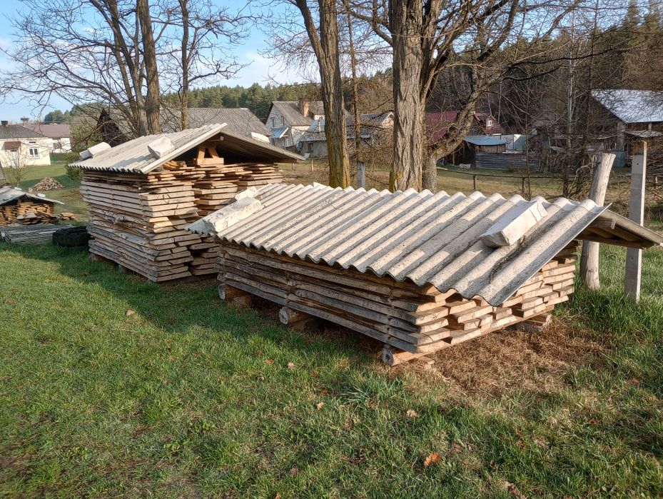 Deski sezonowane 50mm, bukowe, brzozowe