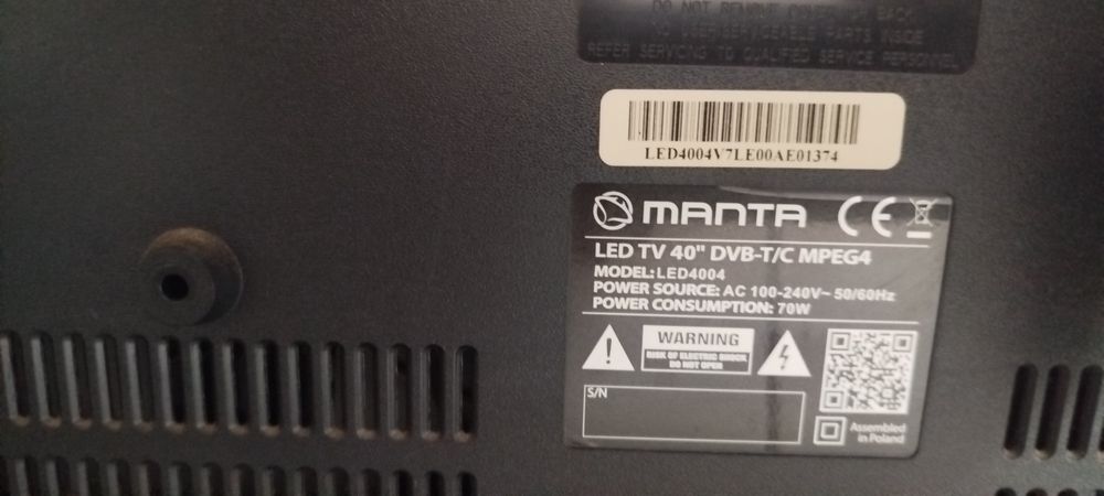 Telewizor Manta 40 cali iThomson 32
