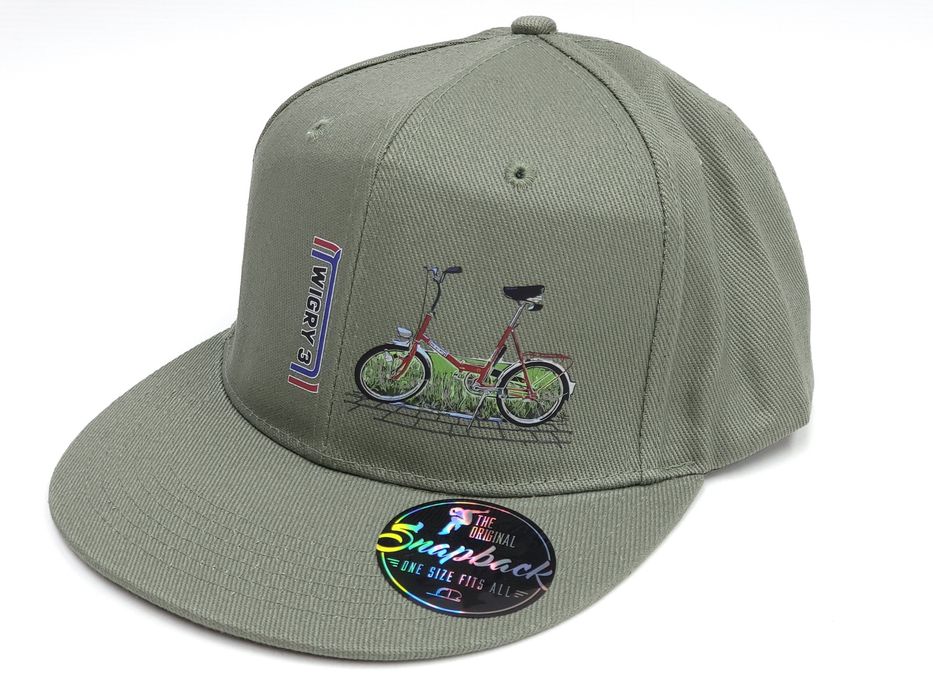 Czapka z daszkiem Romet Wigry 3 PRL khaki ORYGINAŁ DLBIKES