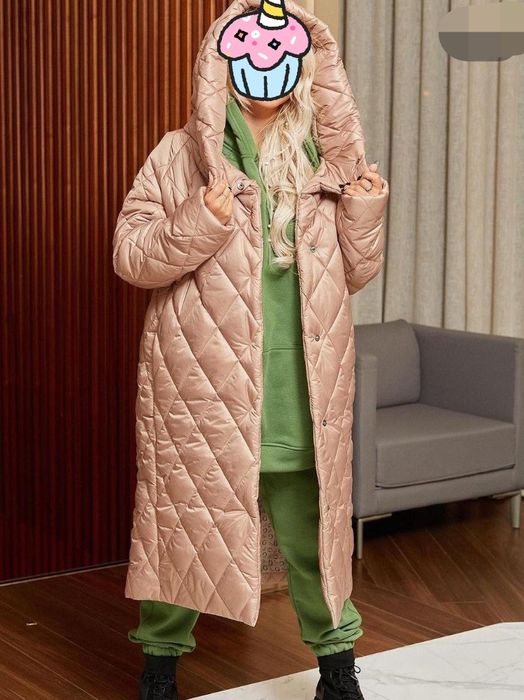 Пальто зима, стьобана куртка, жіноче пальто