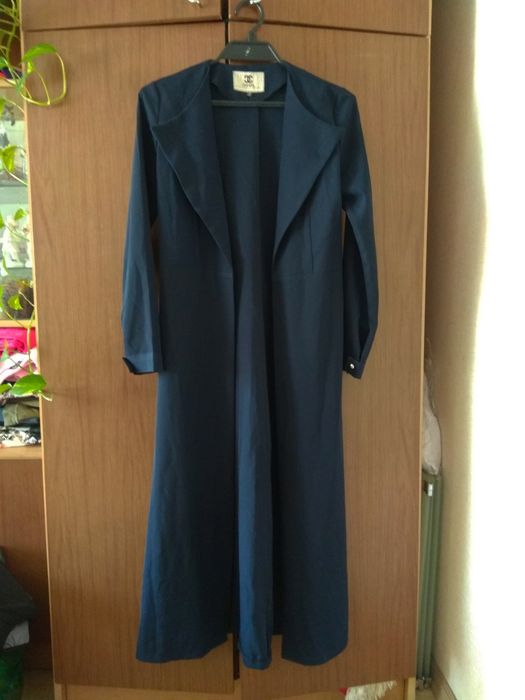 Chanel Vintage Długi Płaszcz '90