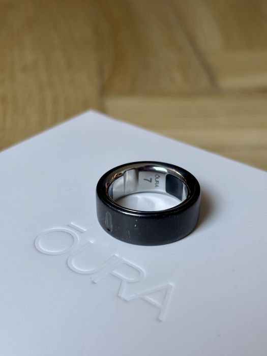 Smartring OURA Ring 5 rozmiar 7 Stealth | pierścień do snu i zdrowia | stan bdb