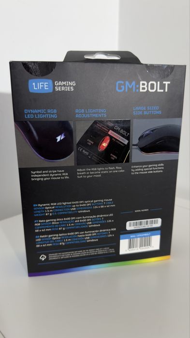 Rato gaming 1Life Bolt RGB