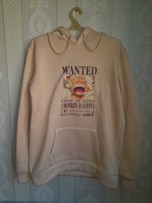 Толстовка One Piece "WANTED Monkey D. Luffy"