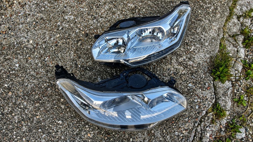 Lampy przód citroen c5 X7 komplet bardzo ladne