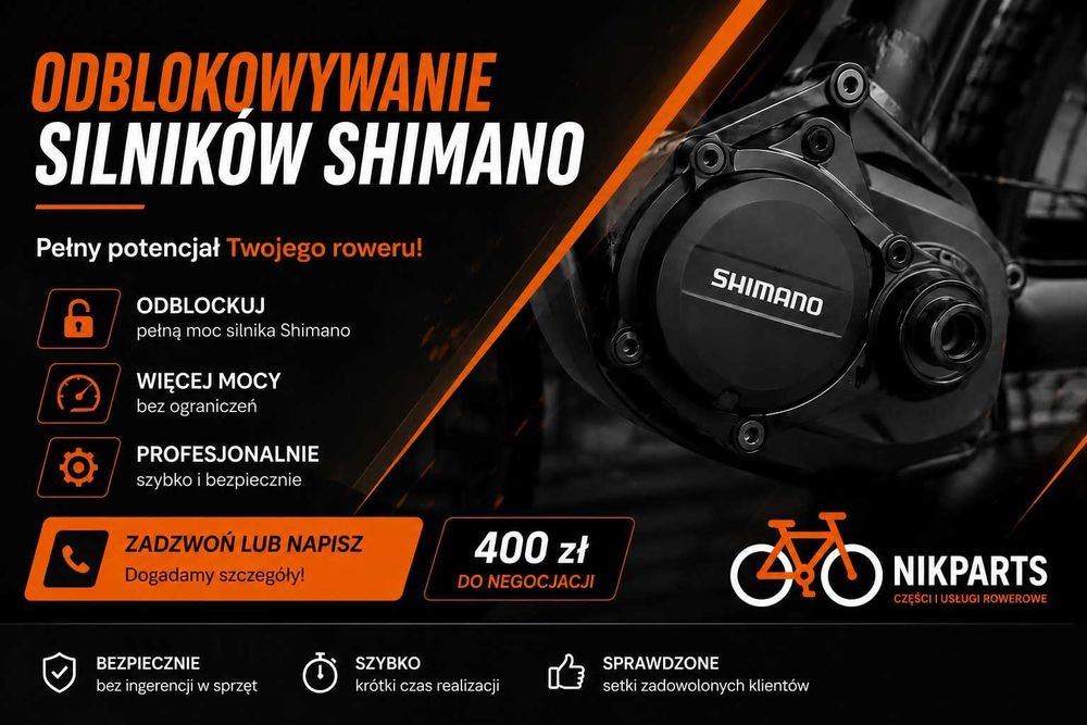 Odblokowywanie silników shimano