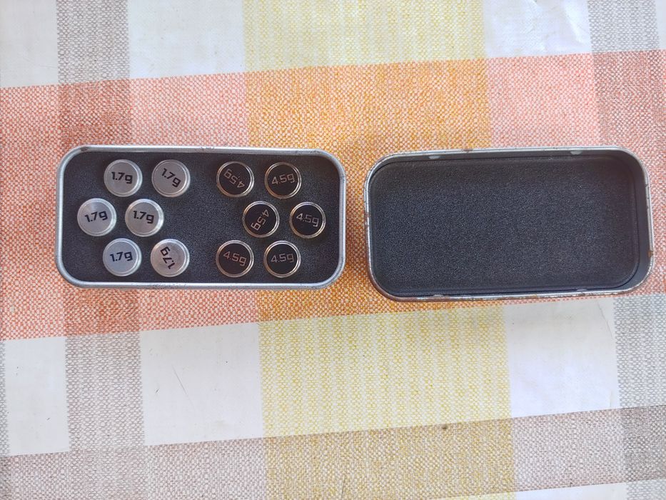 Грузики для ігрової миші logitech g500s набір 4,5g; 1,7g