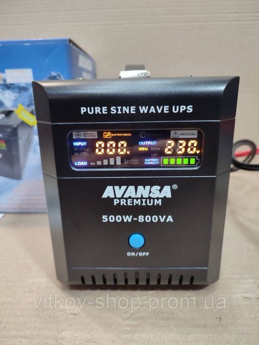 Безперебійник Avansa 500 watt 800 VA ДБЖ, інвертор