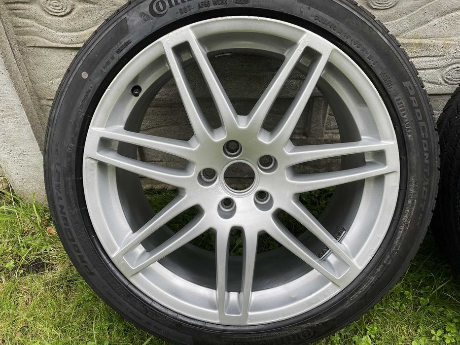 Koła fabryczne Audi S-line 19'' 5x112 (nowe opony 245/45 R19)