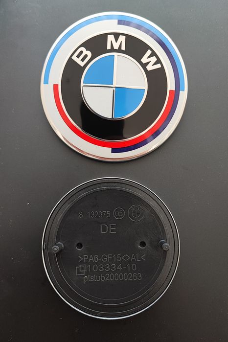 Símbolos BMW 50 Aniversário 4*68, 82, 74 e 45mm NOVOS capô mala jantes