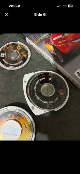 PSP com bolsa e 4 jogos TROCO