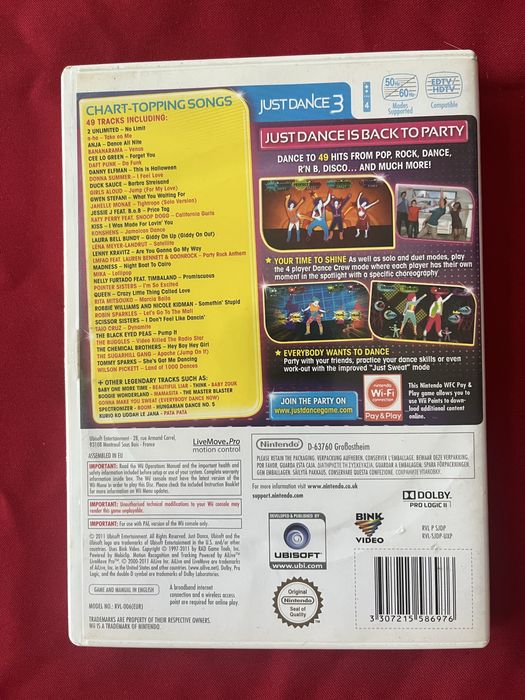 Just Dance 3 Wii
