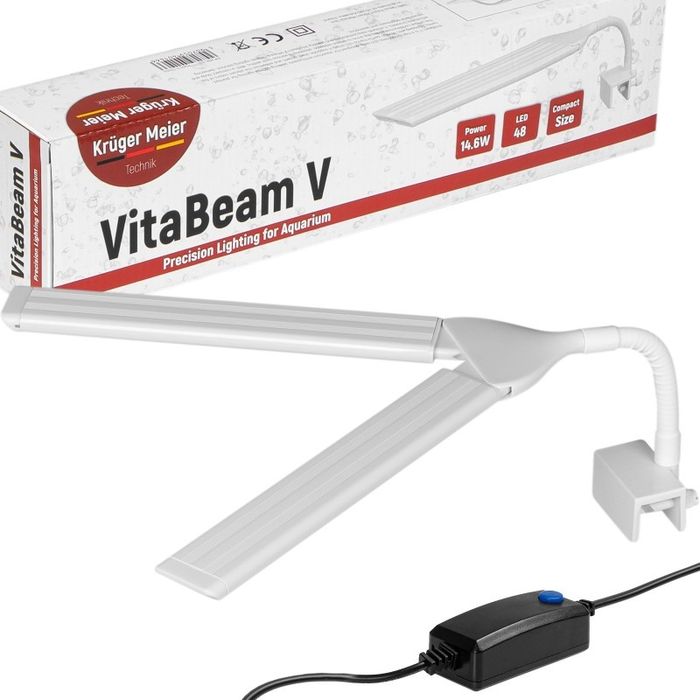 VitaBeam V - lampa LED 14W do akwarium 30l - 80l - Kruger Meier