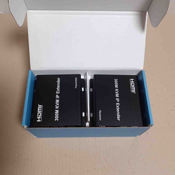 HDMI KVM over IP Extender 300M Передача відео 1080p та USB по мережі
