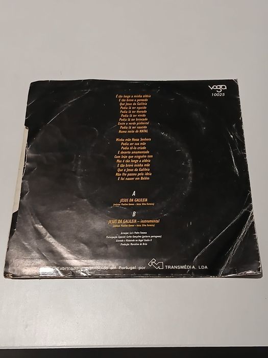 Disco 45' "Jesus da Galiléia"