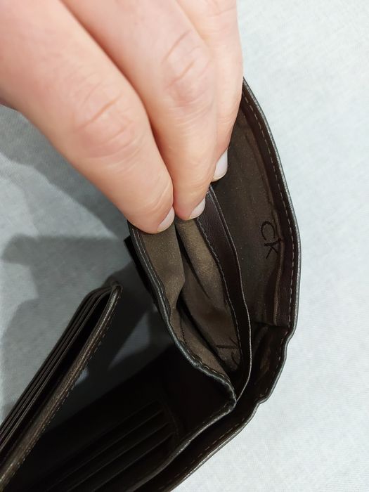 Carteira pele Calvin Klein