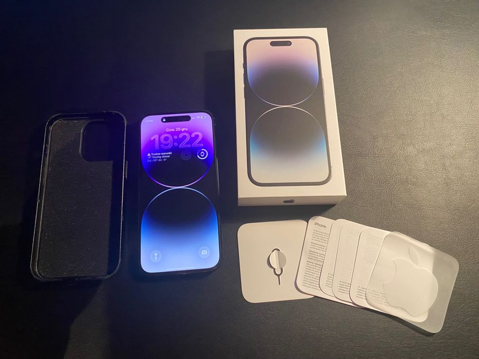 iPhone 14 Pro 128 GB CZARNY | Pierwszy właściciel | Idealny | Komplet