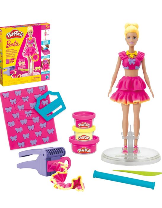 Barbie, Play-Doh Barbie Ruffles and Bows Set, барбі плей до