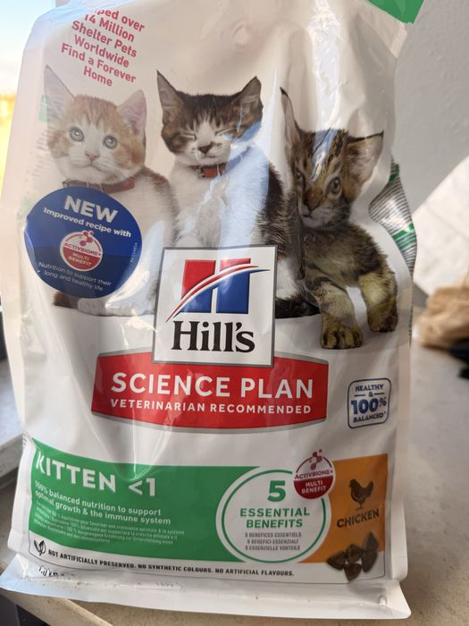 Comida para gato ate 12 meses da Hills