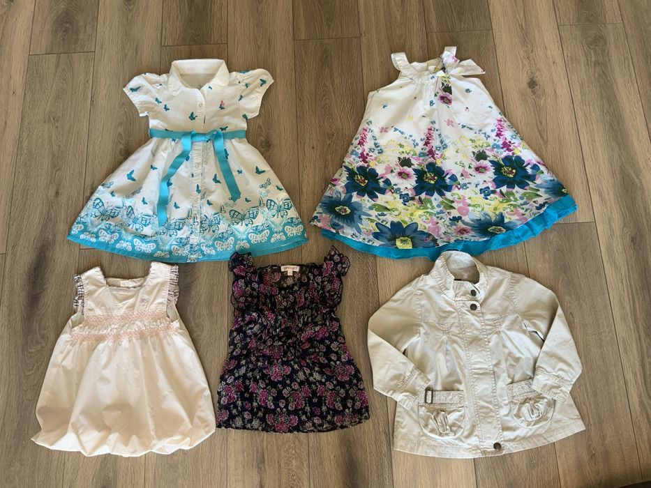 Плащ комбинезон жилет сарафан платье для девочки 110 см 4-5 лет