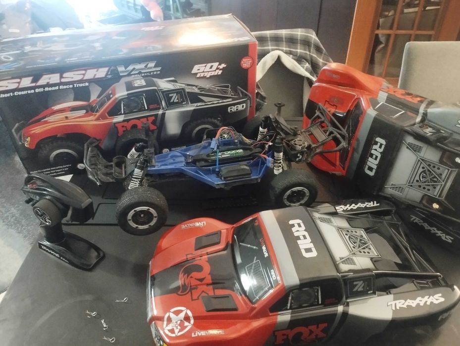 Traxxas Slash 2wd Magnum vxl, Fox edition