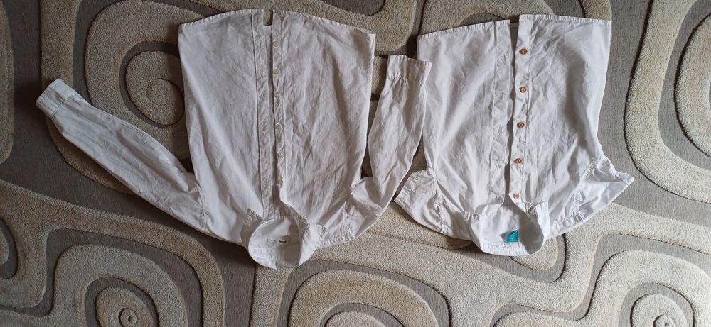 Koszule biale chlopiece 122 i 128