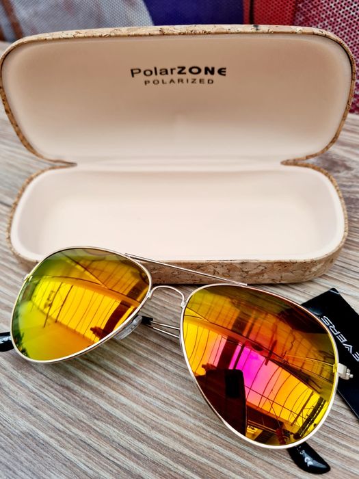 Nowe modne okulary przeciwsłoneczne lustrzane Aviator Revers