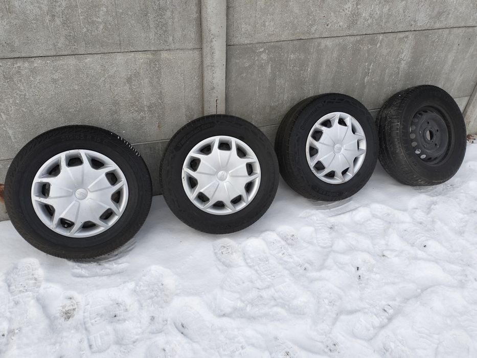 Koła felgi  stalowe 15' 5x160 z oponami 215/65 R15 Ford Transit