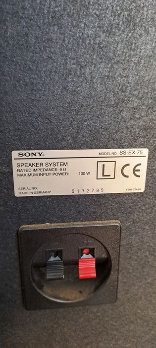 Colunas/speakers sony 100w