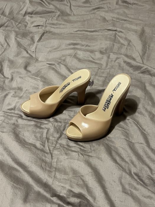 Рідкісні колекційні мюлі Melissa & Jeremy Scott Inflatable Mule nude