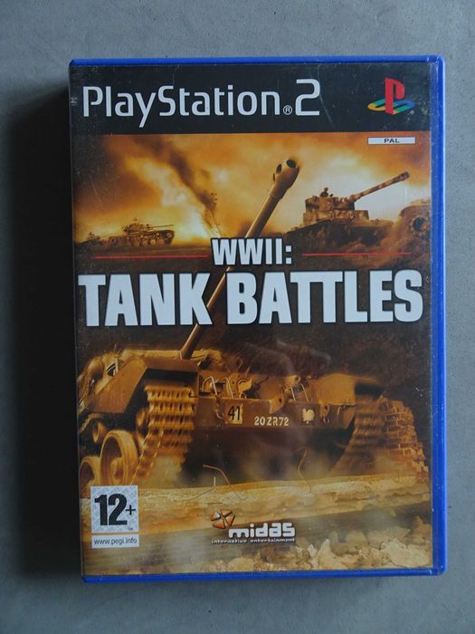 Jogo Playstation 2 PS2 - WWII: Tank Battles