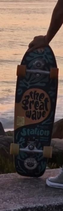 Surfskate em Bambu 32"+ trucks Yow Meraki + Rodas