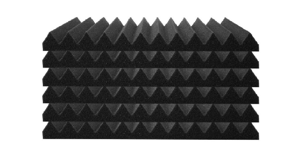 Painéis de Parede à Prova de Som em Espuma Acústica - Novo