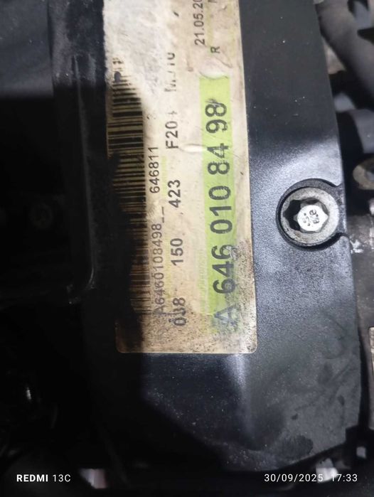 Motor para Mercedes w204 (C220) gasóleo código OM646.811 - 173.000 Kms