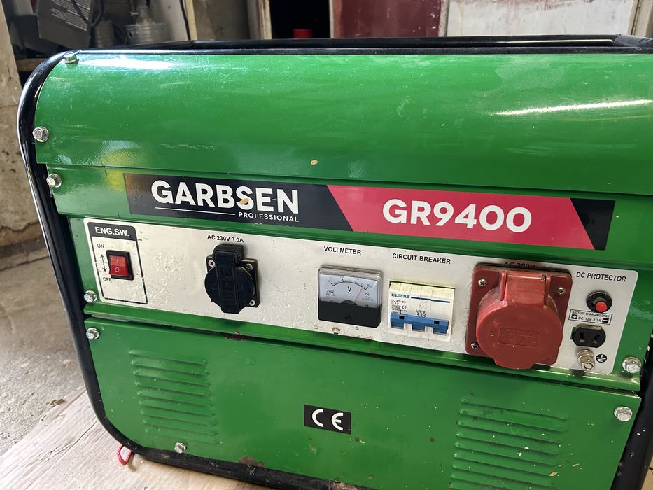 Agregat prądotwórczy GARBSEN GR9400 – stan idealny, praktycznie nieużywany