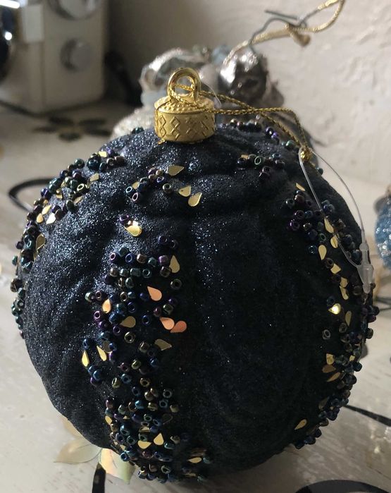 Новогодние елочные игрушки (ручная работа).