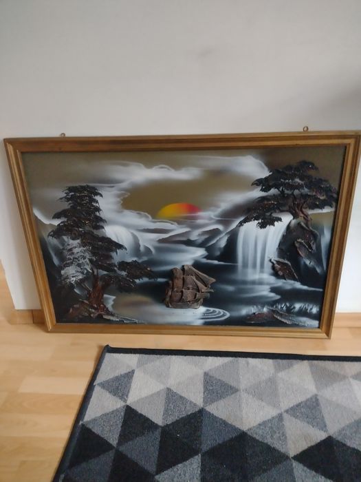 Piękny,duży, stylowy obraz 3D