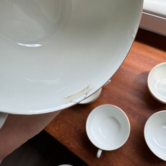 Filiżanki do Herbaty porcelana Karolina lata 60 te